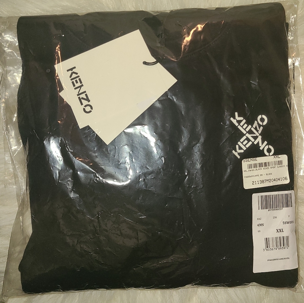 Kenzo cross logo nwt XXL